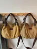 Versão Coreana Bolsa Tote de Nicho Ins para Mulheres, Bolsa de Ombro Retrô Tendência Estilo Preguiçoso, Bolsa Transversal Simples e Elegante