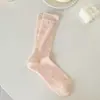 Calcetines holgados finos de estilo japonés para mujer de primavera y verano, calcetines JK calados, calcetines de algodón puro estilo ballet ins para mujer hasta la pantorrilla