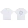Camiseta de Manga Corta con Estampado de Brújula en el Pecho, Cuello Redondo, Corte Holgado, Camiseta Básica Unisex, Isla de Cuatro Caminos de Piedra Transfronteriza