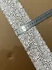 60 Estilos Populares de Adorno de Encaje Elástico en Stock, Negro, Blanco Natural, Blanqueado, Ancho 4-10cm