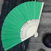 Abanico de Papel Plegable con Logo Personalizado, Abanico de Bambú en Blanco Estilo Chino, Abanico Publicitario Impreso, Abanico de Regalo para Eventos Corporativos