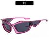 Nuevas gafas de sol modernas con tecnología futurista europea y americana, gafas de sol personalizadas de estilo hip-hop punk y urbano, gafas de sol con formas especiales.