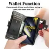 Funda para Teléfono Móvil Oppo Reno14/13/12/11/10/9/8 Pro, Funda de Cuero Magnética con Tapa Antirrobo