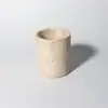 Pote de Cimento para Vela com Logo Gravado Transfronteiriço Mármore Capacidade 420ml Pote Vazio Suporte de Vela Feito à Mão