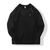 Alternativa Acessível! Design Color-Blocking Leve para Exterior Secagem Rápida Esportes Ciclismo Treinamento Camiseta de Manga Longa 9185