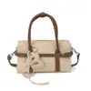 Bolso de Mano de Moda Vintage de Alta Gama Estilo Coreano Nuevo Primavera 2026 para Mujer, Bolso Versátil de Hombro y Cruzado con Diseño Único