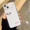 Funda de Teléfono Transparente con Corazón de Amor, Smiley en Inglés para iPhone 17 Pro Max, Funda Suave Apple 16, 14/13 Anti-Caída X