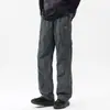 Pantalones Ligeros de Seda de Hielo para Hombre, Bolsillos Múltiples para Exteriores, Marca de Moda, Pantalones Cargo Rectos, Frescos, Secado Rápido, Versátiles, Pantalones de Paracaidista