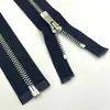 Zíperes Ykk em Estoque, Série Excella de Alto Padrão, Não. 5 Zíper de Metal Cor Níquel Plano com Dentes Abertos, Clipe para Corta-Vento