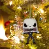Nuevos Productos Transfronterizos 2024 Colgante de Nochebuena Decoraciones de Halloween Decoraciones de Árbol de Navidad de Dibujos Animados Colgadores para Coche