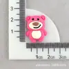 Materiais DIY para Conserto: Pingentes de Sapato Série Urso, Cola Creme Desenho Animado, Decorações de Morango, DIY para Capa de Celular, Materiais para Acessórios de Cabelo