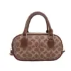 Bolsa de Mini Cojín con Flores Antiguas Retro Estampado Clásico Bolso Pequeño de Mano Versátil de Nicho para Viajes Diarios Cruzado Bolso Boston