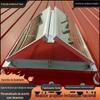 Claraboia de Ventilação Triangular, Claraboia Elétrica Triangular Integrada para Incêndio Montada no Telhado da Fábrica para Iluminação e Extração de Fumaça