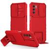 Para OPPO Reno5 6 soporte ventana deslizante funda de teléfono móvil REALMEC35 A92 funda protectora multifuncional anticaídas