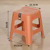 Taburete de Plástico Engrosado para el Hogar Extra Grueso Moderno Simple Estilo Escandinavo Silla Duradera Taburete Cuadrado Alto Banco