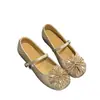 2026 Moda Nova Nicho Fogos de Artifício Verão Sapatos Mary Jane para Mulheres, Sapatilhas Versáteis de Salto Baixo com Design Ultra-Macio e Detalhes de Strass