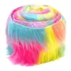 Tiras de Recorte de Tela de Piel Sintética, Accesorios de Ropa Multicolor con Flecos y Lazos, Decoraciones para Árbol de Navidad, Suministro Directo del Fabricante para Comercio Transfronterizo