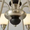 Candelabro de Cristal para Dormitorio Estilo Francés Vintage, Minimalista Nórdico para Sala de Estar, Comedor, Estudio, Vestidor, Iluminación de Diseñador, Ultra-Simple