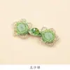 Botones de Flor de Rosa de Cristal para Cheongsam Infantil, Botones de Cuello Estilo Chino, Botones Decorativos Tejidos a Mano para Chaleco Hanfu