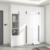 Adesivo para Guarda-roupa de PVC Espessado com Pintura de Alto Brilho Cozida Autoadesivo Ecológico Resistente ao Desgaste Filme para Decoração de Armário Fogão Mesa de Jantar Reforma