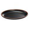 A5 Círculo Negro Flor Japonesa Olla Caliente Platos Fríos Plato de Melamina Langosta Barbacoa Plato Hondo de Plástico Picante Picante Olla Vajilla Comercial