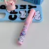 Tijeras de Dibujos Animados Japonesas con Forma de Bolígrafo Tijeras Pequeñas Portátiles Tipo Bolígrafo Mini Seguras y Lindas para Oficina y Estudio