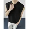 Chal Transpirable de Malla para Hombres y Mujeres, Nuevo Estilo de Verano, Camiseta sin Mangas Patchwork Desestructurada Estilo Americano, Chaleco Deportivo para Fitness, Sudadera