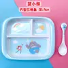 Fofos Desenhos Animados Melamina Tigelas e Colheres Infantis Doméstico Louça para Bebê Pratos de Jantar Infantis Compartimentados Tigelas para Comida Suplementar Copos de Leite