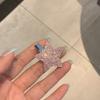 Pasador Brillante Y2K Estrella Lazo Corazón Pinza Lateral Femenina Set Pinza de Una Palabra Accesorio para el Cabello