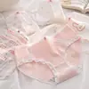 Estilo Japonês Coelho Rosa Menina Fofa Estudante Universitária Shorts Femininos Simples Respiráveis de Cintura Média Calcinhas Triângulo Atacado Transfronteiriço