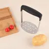 Machacador de patatas de acero inoxidable, suplemento alimenticio, artefacto de prensado, machacador de patatas, prensa manual de patatas para el hogar