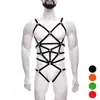 Bambú como ropa Europa y Estados Unidos paquete SM transfronterizo tentación arnés sexy hueco traje divertido para hombre NZN0032