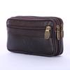 Atacado de fabricantes bolsa de cintura masculina nova à prova d'água para celular com cinto de usar couro bovino multi-funcional bolsa para troco e chaves para idosos