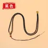 Cordón para Colgante de Alta Gama, Cordón de Collar sin Trenzado, Cordón de Colgante Hecho a Mano para Mujeres, Accesorios de Joyería de Jade y Oro, DIY