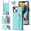 Para iPhone 14 PRO Mobile Phone Leather Case Apple Zipper Fruit 13 Crossbody Mobile Phone Case Moda Feminina Lanyard Case Protetor