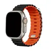 Adecuado para correas de Apple Watchs456789/10/11 Correas de Apple Modificadas Correas de Reloj de Silicona Marina