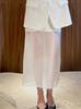 Falda Transparente de Cintura Alta de Nuevo Diseño para Primavera y Verano para Mujer 2026 Moda Casual Ropa de Trabajo Estilo Europeo y Americano Transfronterizo