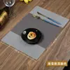 Manteles individuales estilo japonés, manteles de PVC para mesa de comedor occidental de hotel y restaurante, antideslizantes, aislantes del calor, para platos y cuencos, estilo imitación lino