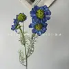 Flor artificial flocado rueda crisantemo abundante muebles decoración sala de estar proyecto hotel decoración de boda accesorios para fotos flor de seda artificial