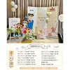Balão Decorativo Shin-Chan Um Ano Layout de Festa de Aniversário Lua Cheia Crianças Placa Kt Placa de Fundo Personalizada Banquete de 100 Dias