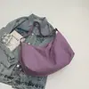 Bolsa Transversal Nova Moda Outono 2026 Feminina Cor Sólida Bolsa de Ombro Único Grande Capacidade Bolsa para Viagem Esportes Bolsa Minimalista Tendência