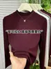 Camiseta térmica base de manga longa forrada com fleece na cor preto carvão para mulheres, popular no outono e inverno, camada interna emagrecedora com fleece e gola alta meia-calça