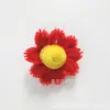 Diadema de Manzanilla para Niños, Pasador de Flor de Peluche Colorido, Accesorios para el Cabello, Palo Retorcido Decorativo, Decoración para Fiesta de Cumpleaños Infantil