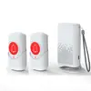 Timbre de Emergencia para Pacientes Mayores, Timbre de Cuidado de Enfermería, Timbre de Puerta Impermeable Recargable con Vibración y Linterna, Inalámbrico de Ultra Largo Alcance
