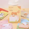Notas Adhesivas con Forma Irregular de Gato Lindo Simples para Estudiantes de Primaria y Secundaria Pegatinas de Etiqueta de Mensaje Memo Post-it Se Pega N Veces Papelería