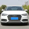 Adecuado para 17-19 Audi A4L Pala Frontal Deportiva de Tres Etapas Lip Frontal Modificado Ala de Viento Fija Protector de Esquina de Parachoques