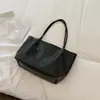 Bolso tote tejido de gran capacidad para mujer, moda casual de otoño 2026 para trabajo y uso diario, bolso de hombro/bajo el brazo