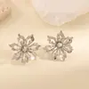 Joyería Transfronteriza Europea y Americana, Diseño Personalizado de Tendencia de Pétalo de Crisantemo, Pendientes Exagerados, Pendientes Retro de Nicho, Accesorios para Orejas