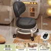 Taburete con Ruedas Giratorias para Uso Doméstico, Taburete Bajo con Ruedas, Silla Pequeña Infantil, Taburete para Sofá de Sala de Estar, Taburete para Cambiarse los Zapatos, Taburete Redondo para Abrir Paquetes