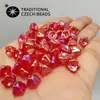 Importado de Chequia Preciosa 6x8mm Versátil Pequeño Loto Cuerno de Niebla Cuentas Hecho a Mano DIY Material para Collar Pulsera de Cuentas